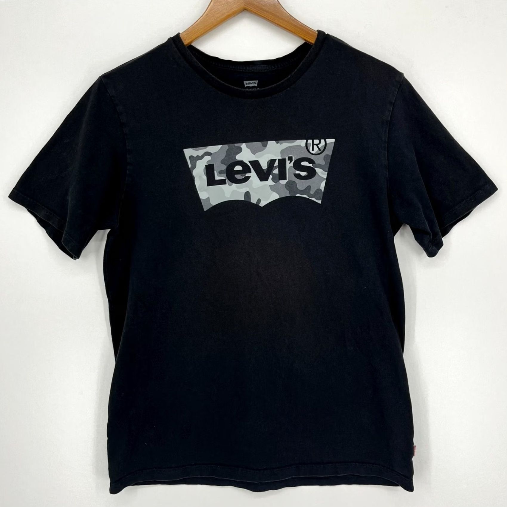 Levi's Levi's T-Shirt Men's M Black Camouflage Logo Short Sleeve Crew Neck Cotton Size US M / EU 48-50 / 2 - 2 Thumbnail