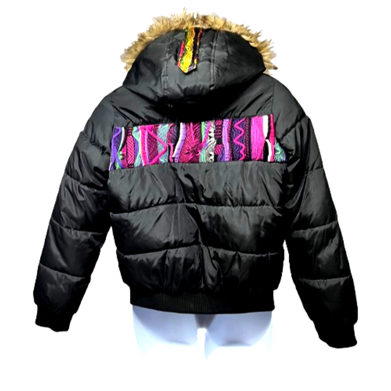 Coogi Coogi Vintage Black Zip Up Puffer Jacket XL Faux Fur Hood Size XL / US 12-14 / IT 48-50 - 3 Thumbnail