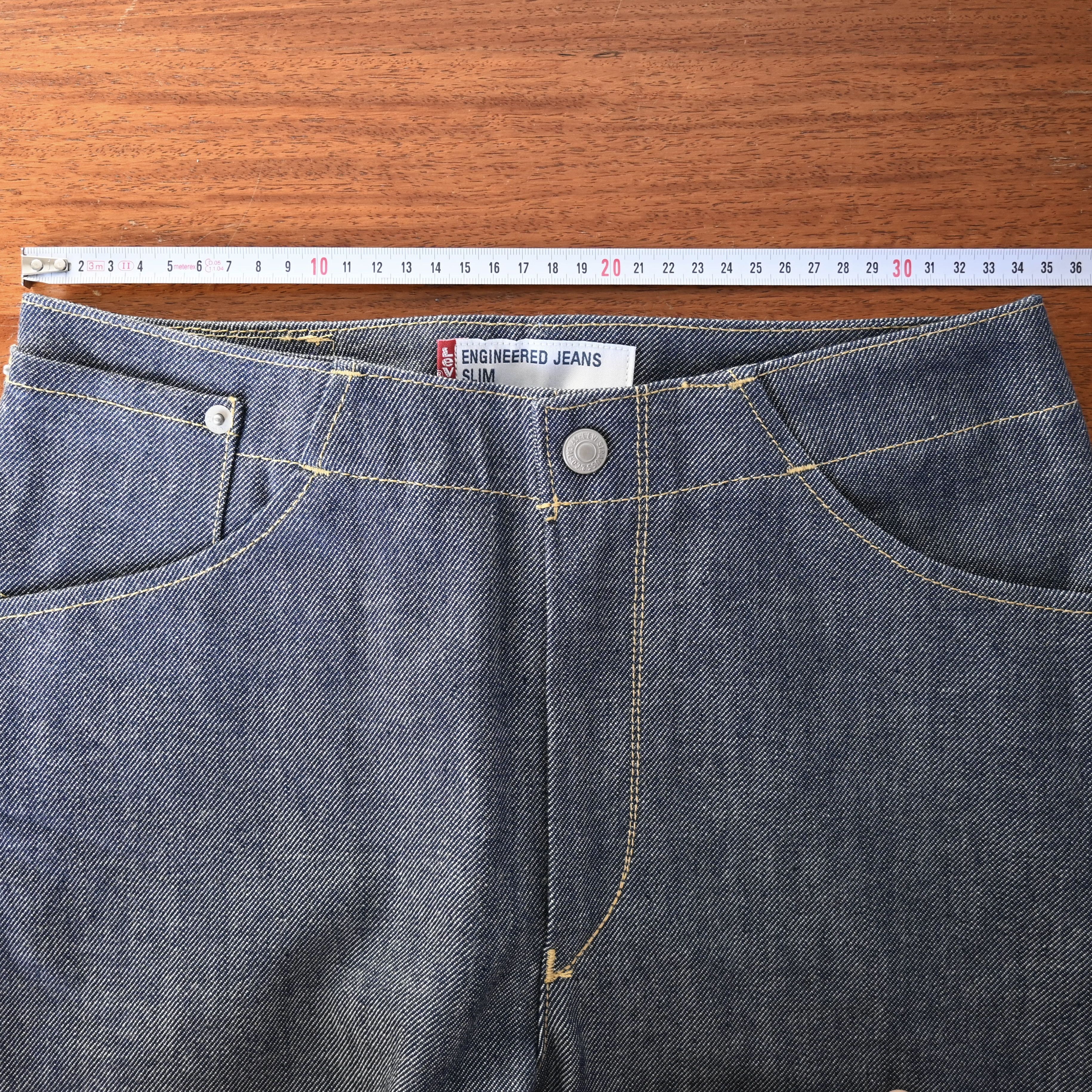 Levi's DEADSTOCK 2000s Levi's ENGINEERED JEANS "ORGANIC SLIM", blue Size 27" / US 4 / IT 40 - 18 Thumbnail