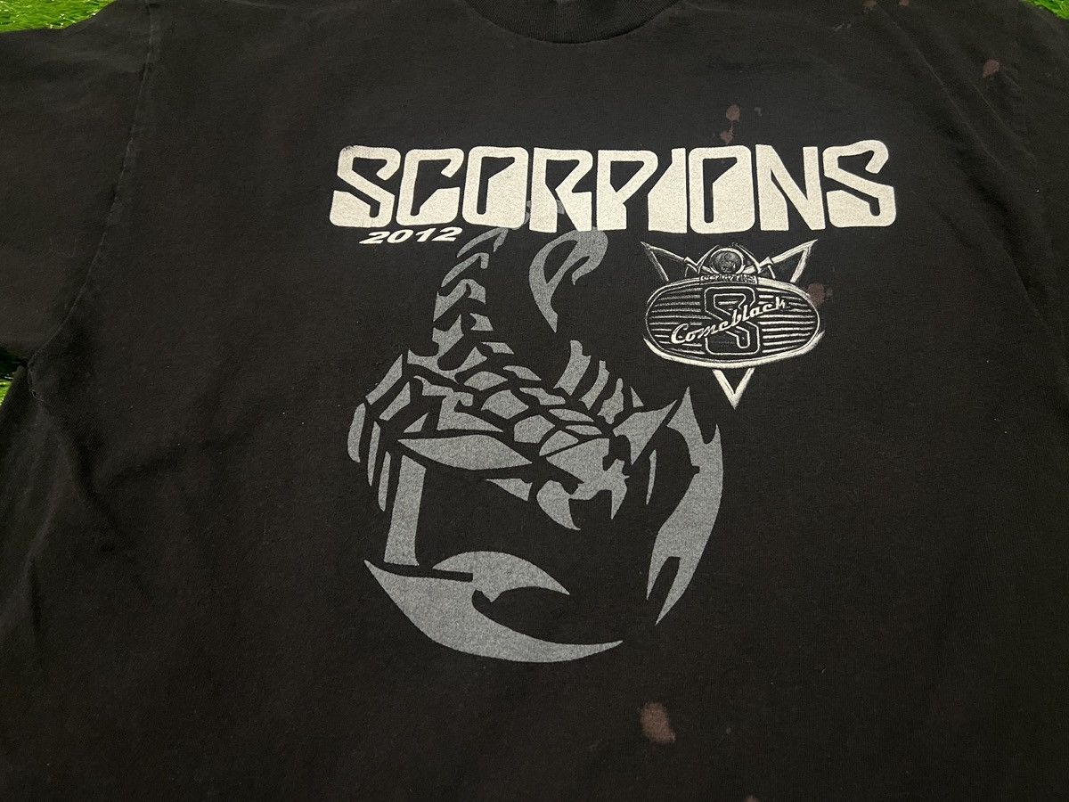 Band Tees Scorpions - The Final Sting 2012 - Tour Dates Double Sided Size US L / EU 52-54 / 3 - 2 Thumbnail