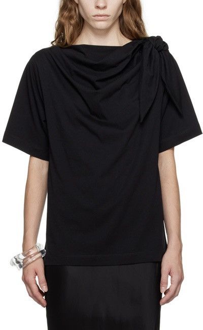 Dries Van Noten Tie Knot Cotton Jersey Shirt Size M / US 6-8 / IT 42-44 - 2 Thumbnail