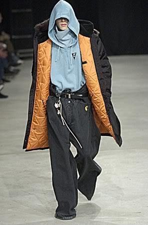 Raf Simons Raf Simons AW04 Waves Redux Archive Oversized Wide Leg Jeans Size US 34 / EU 50 - 14 Thumbnail