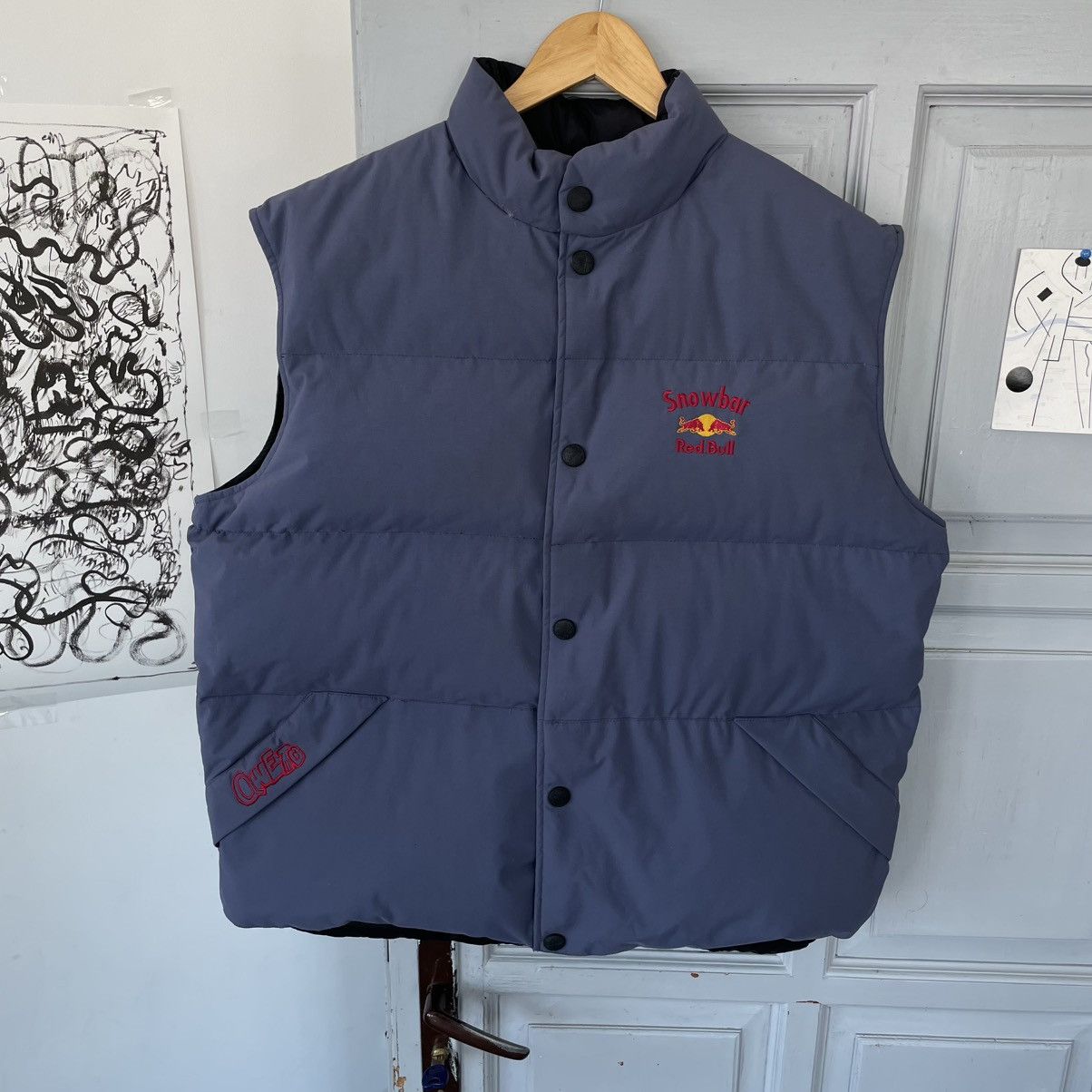 Red Bull × Vintage Vintage Red Bull Rare Vest Double Logo style Y2k sz L Size US L / EU 52-54 / 3 - 3 Thumbnail