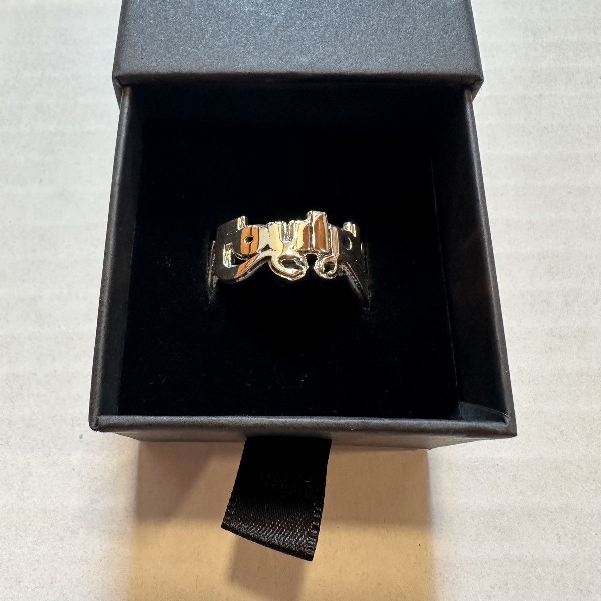 Foulplay Company Foulplay .925 Silver Wordmark Ring Size ONE SIZE - 4 Thumbnail