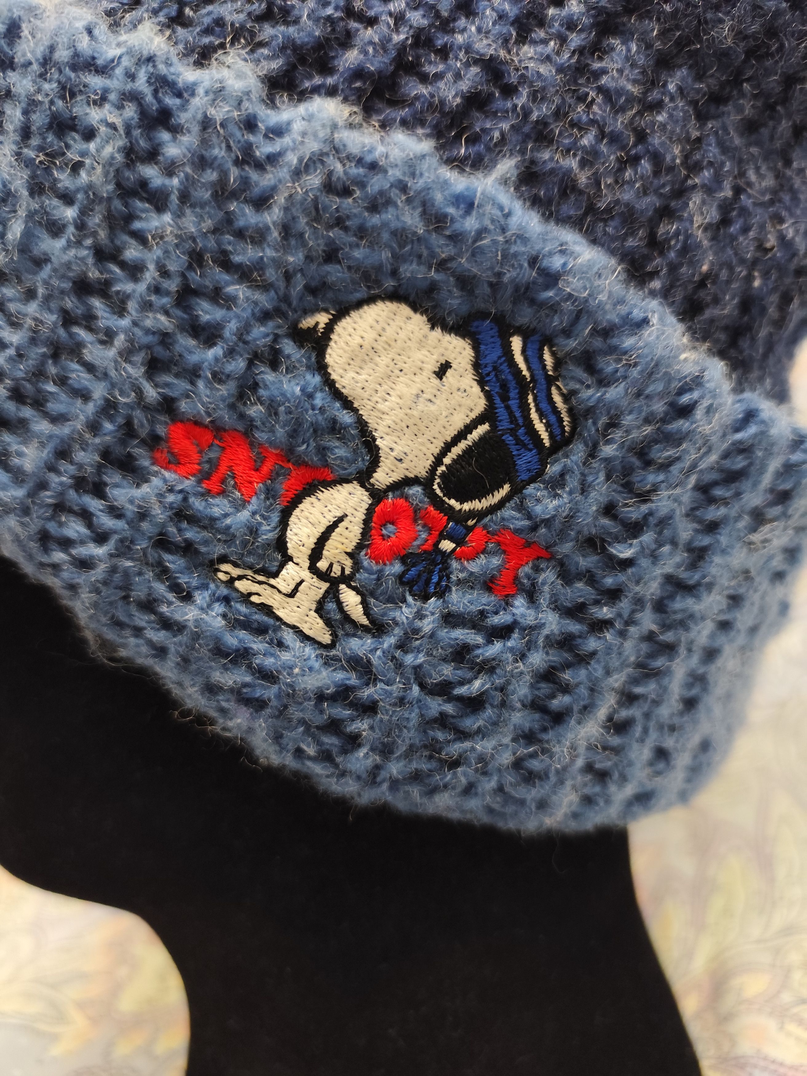 Peanuts Vintage Peanuts Snoopy Schulz Beanie with Pom Size ONE SIZE - 2 Thumbnail