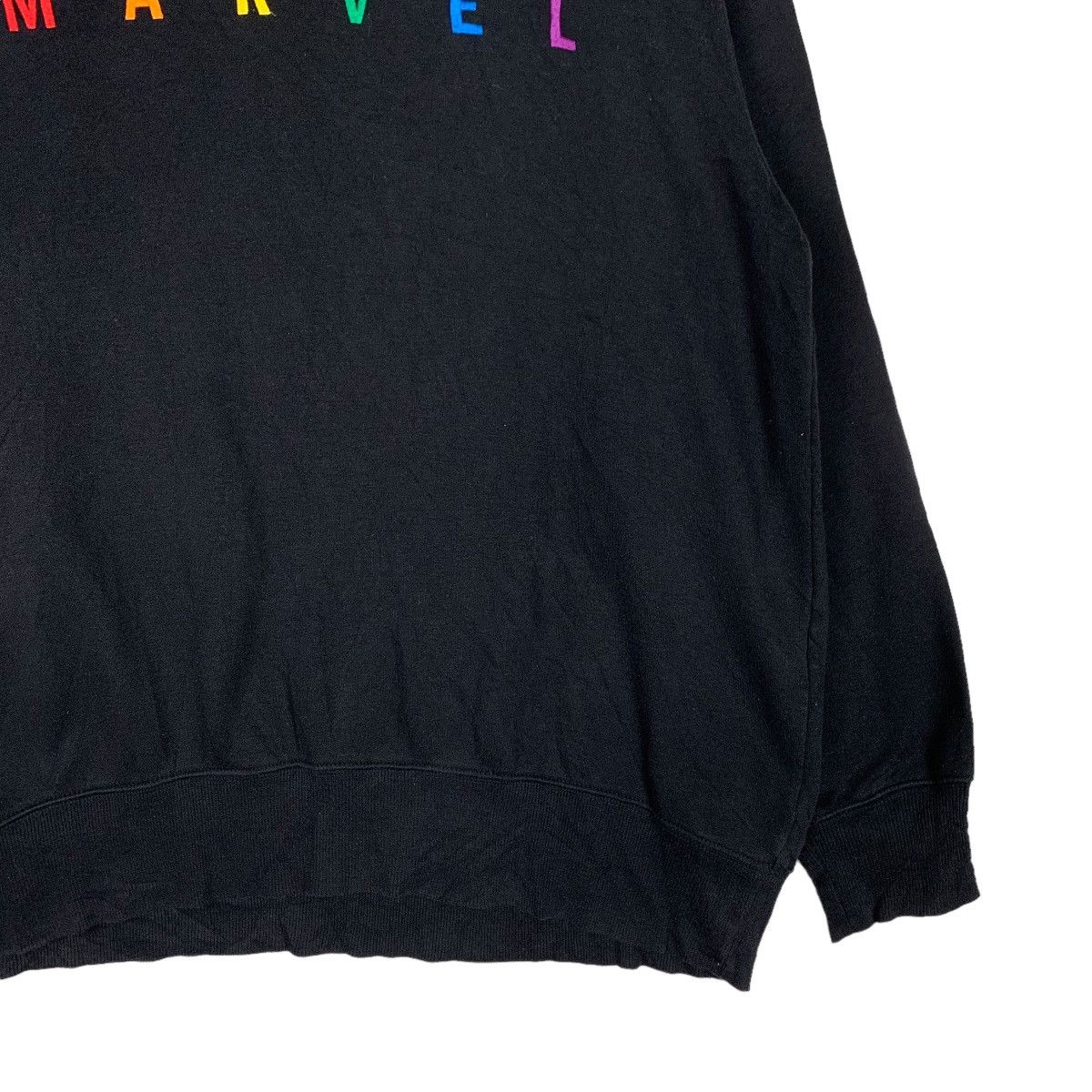 Japanese Brand Marvel Comics Colorful Embroidery Big Logo Sweater #0570-C26 Size US XL / EU 56 / 4 - 4 Thumbnail
