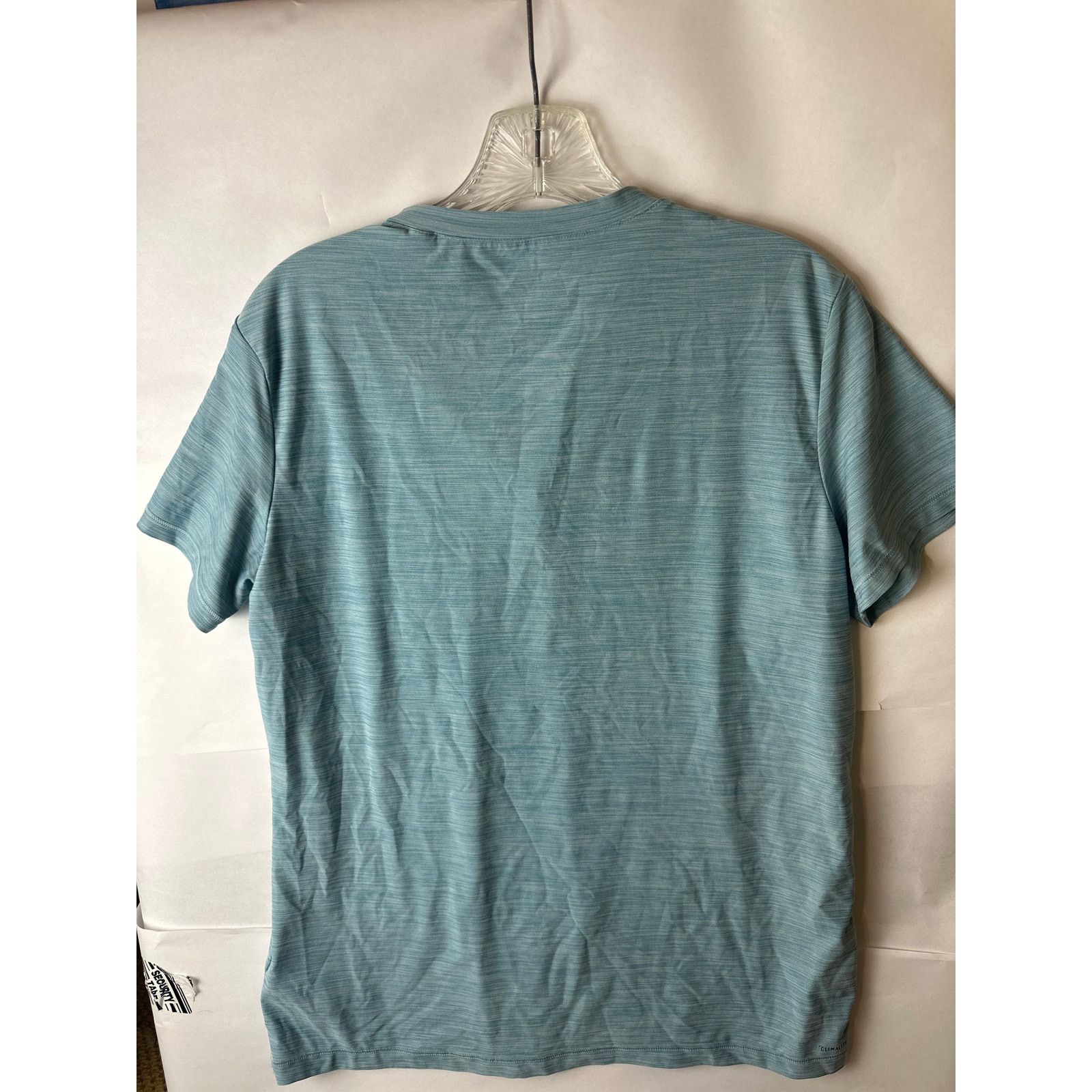 Adidas Adidas Shirt Small Adult Green Athletic Stretch Mens L Size ONE SIZE - 4 Thumbnail