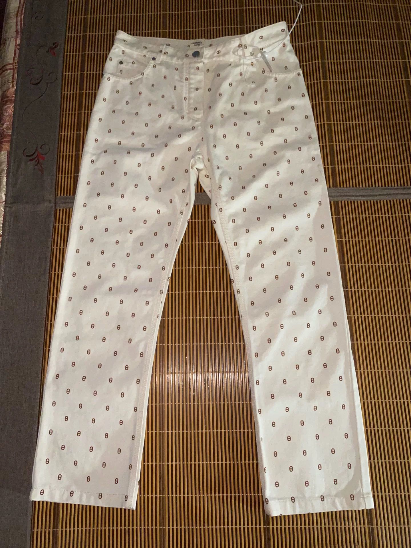 Hermes Hermes All-Over Pig Nose LOGO Jeans Size US 38 / EU 54 - 1 Thumbnail