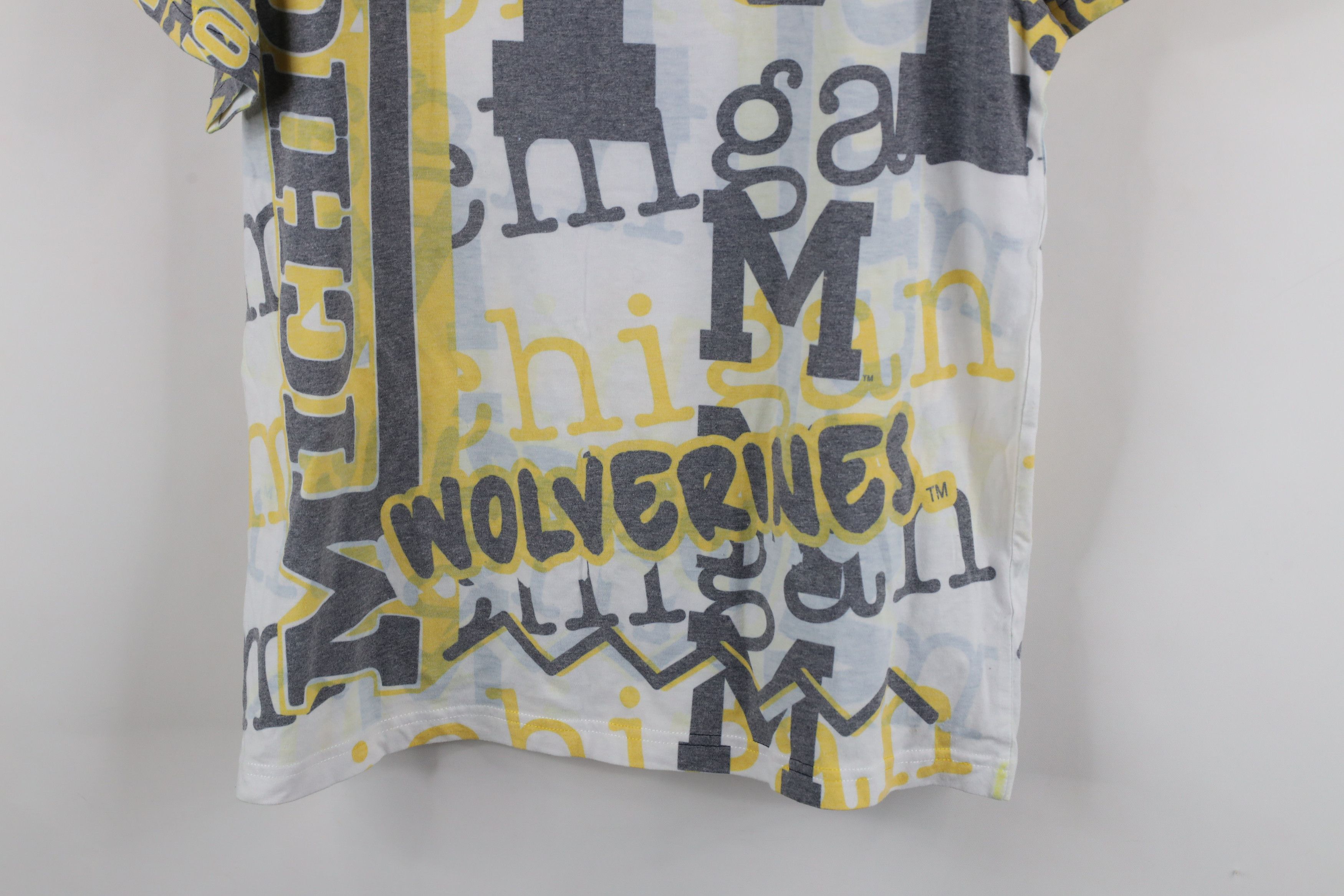 Mitchell & Ness × Vintage Vintage Mitchell & Ness Print University of Michigan T-Shirt Size US S / EU 44-46 / 1 - 15 Thumbnail