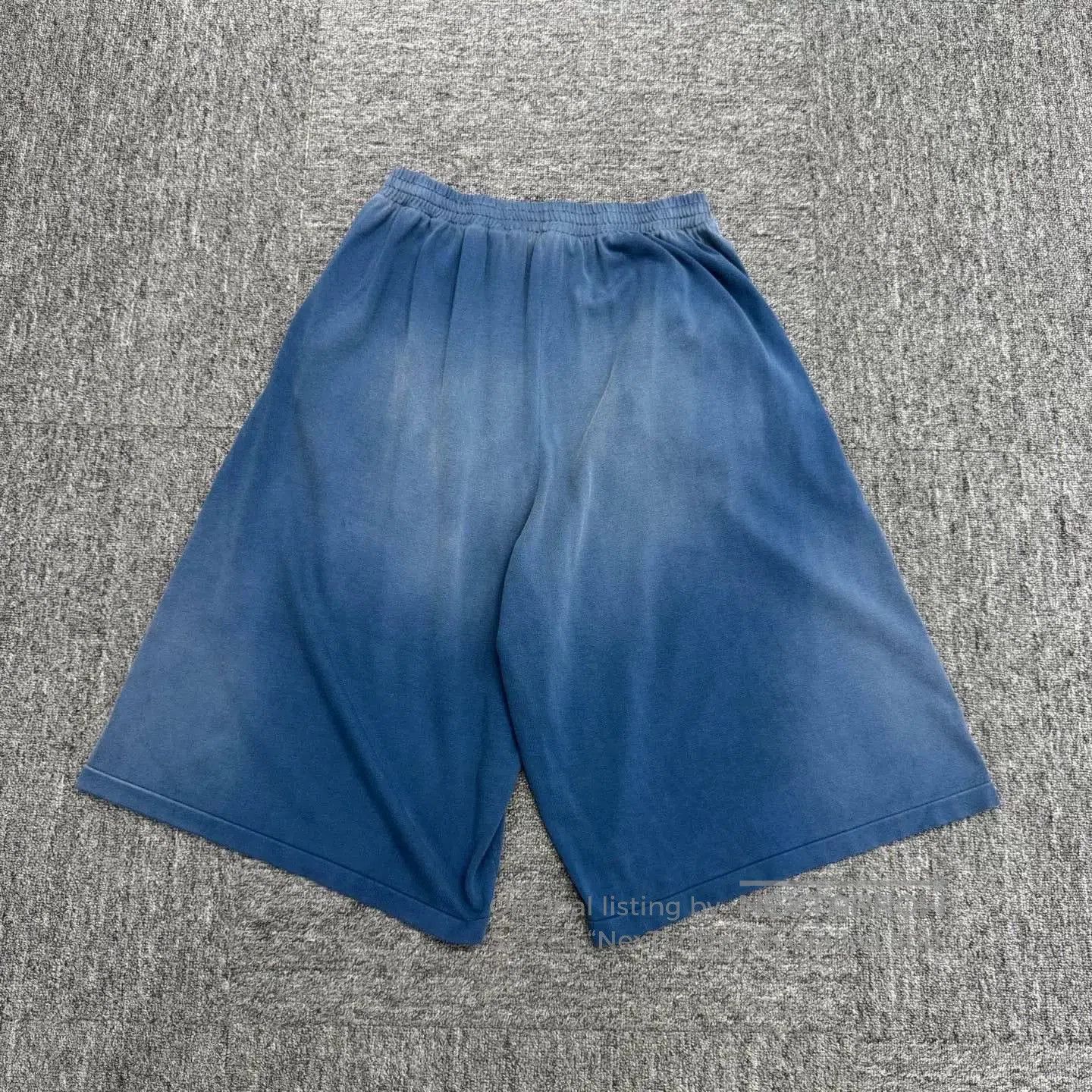 Balenciaga Balenciaga Flame Double Ring Embroidered Shorts. Size US 26 / EU 42 - 6 Thumbnail