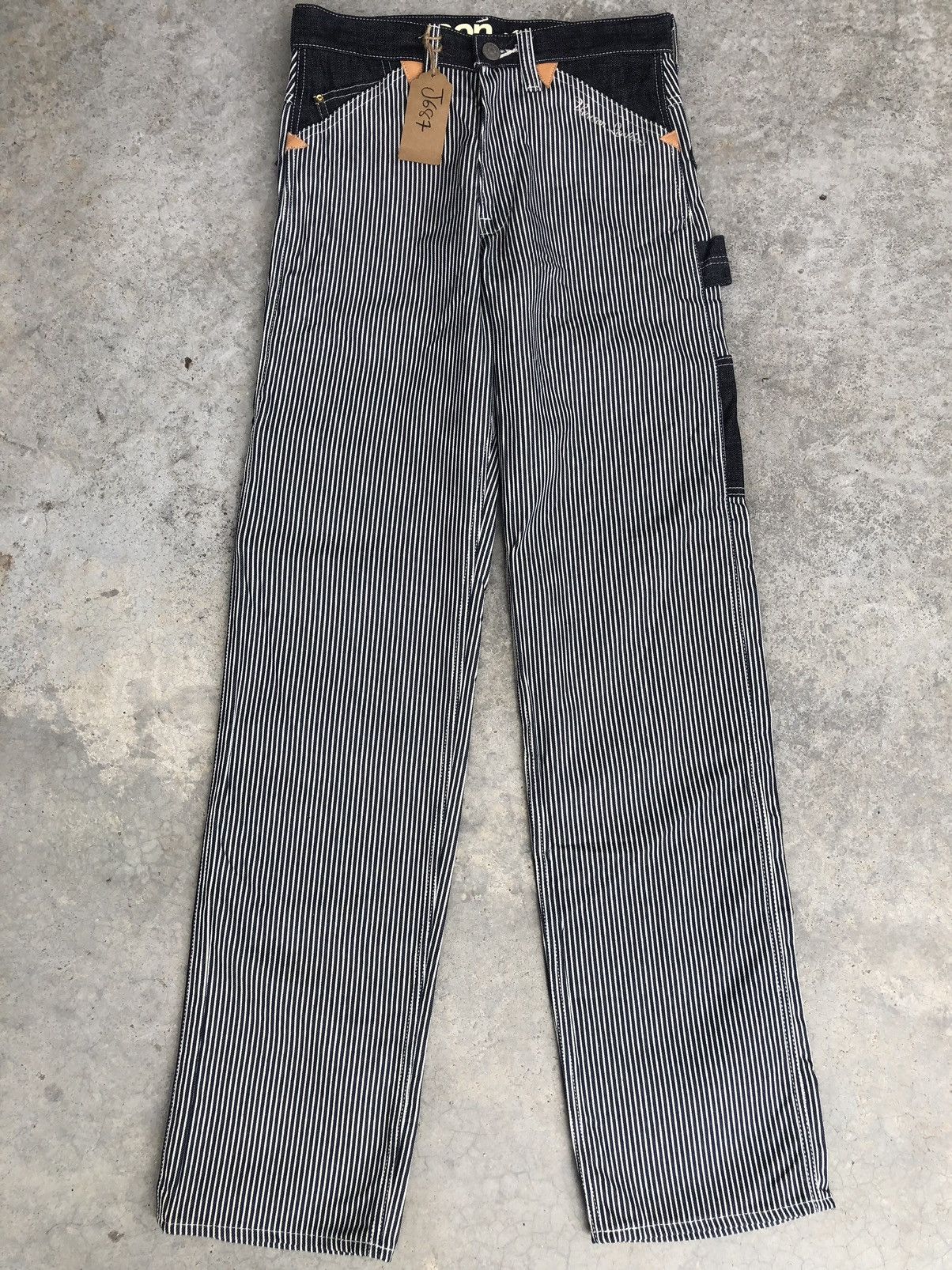 Vanson Leathers Vanson Leather Hickory Stripe Carpenter Bikers Size US 30 / EU 46 - 2 Thumbnail