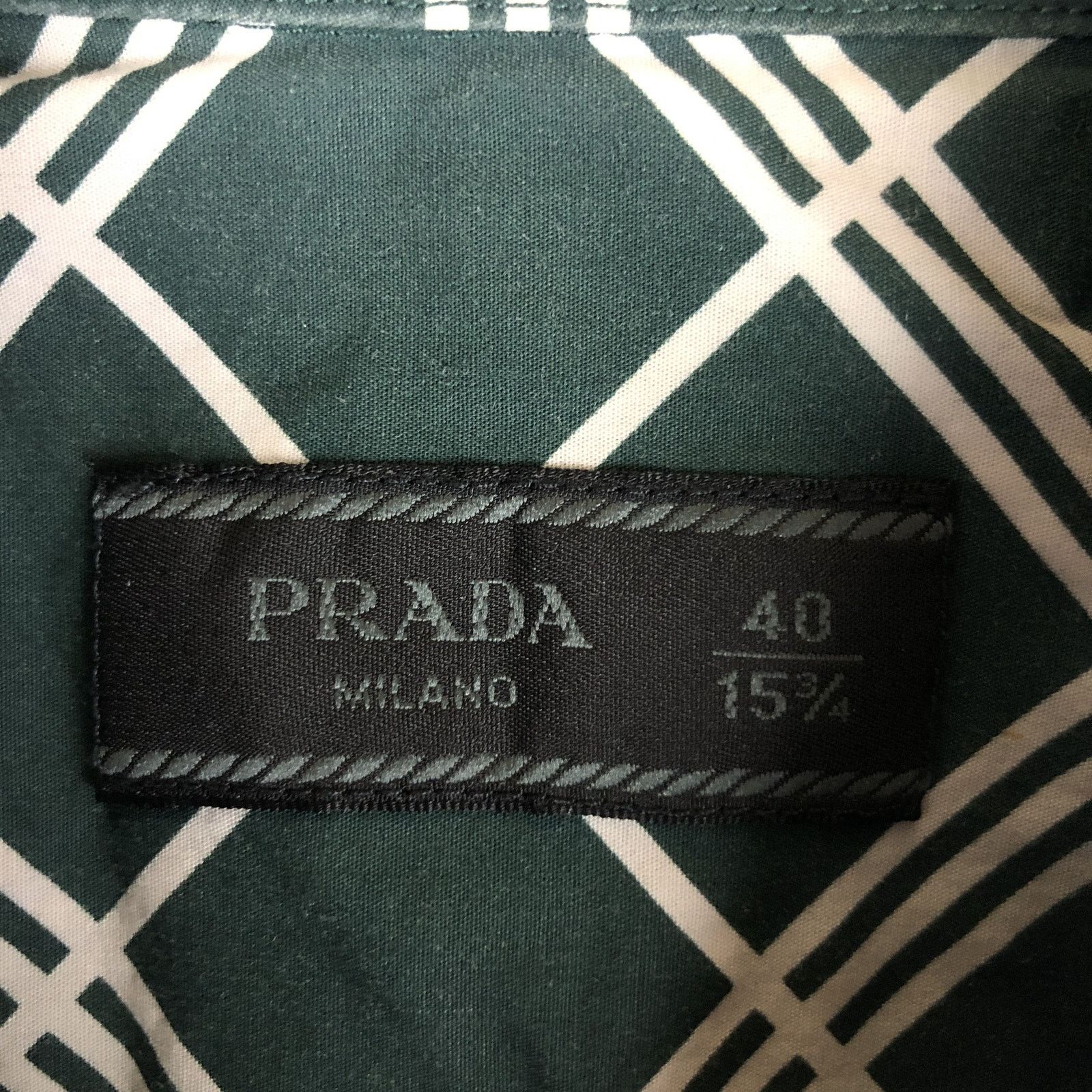 Prada Prada Shirt 2017 Striped Green Summer Size US M / EU 48-50 / 2 - 9 Thumbnail