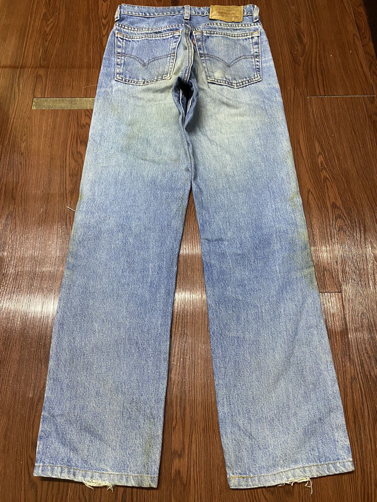 Levi's Vintage Clothing Vintage Levis515 Faded Wash Distressed Straight Jeans Size US 28 / EU 44 - 2 Thumbnail