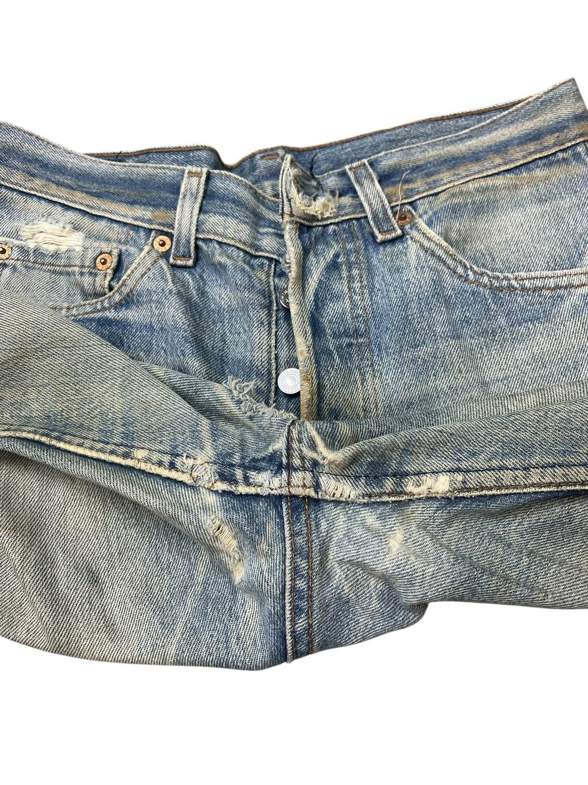 Levi's Vintage Levi’s 501 XX Distressed Jeans Straight Cut Size US 29 - 9 Thumbnail