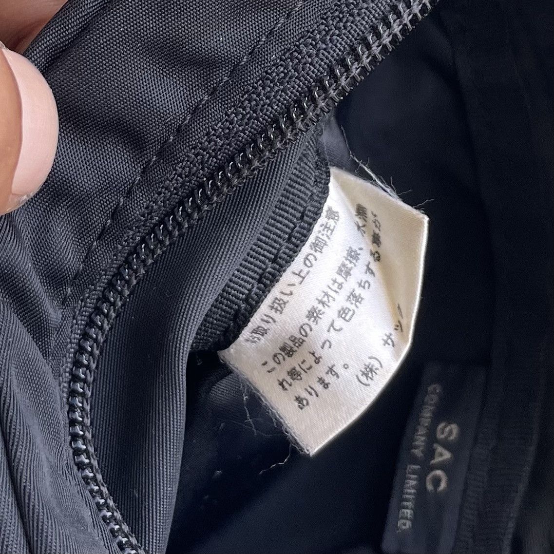 Japanese Brand × Yohji Yamamoto SAC COMPANY LIMITED BLACK SLING BAG Size ONE SIZE - 11 Thumbnail