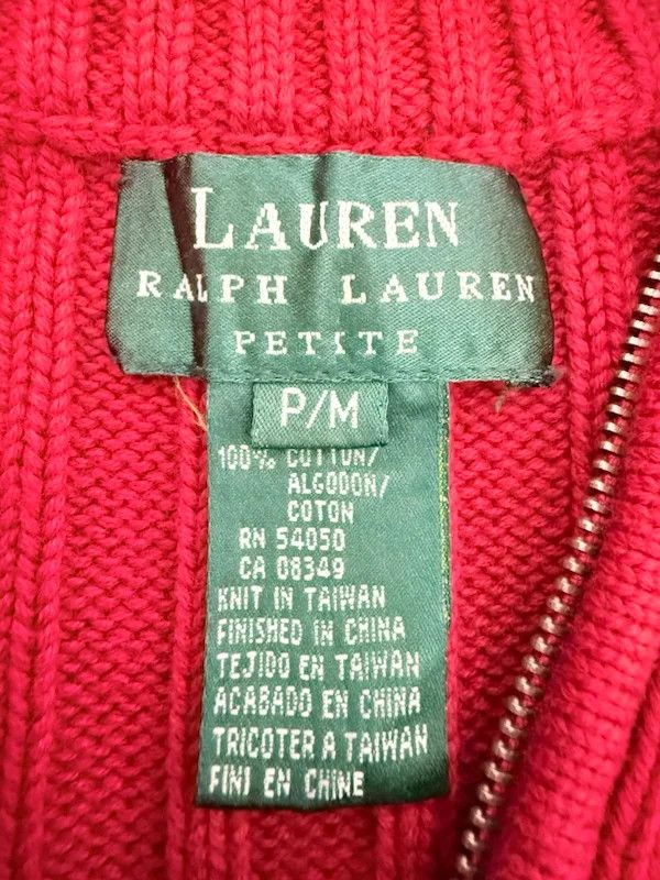 Lauren Ralph Lauren Maglione Ralph Lauren Donna Rosso Taglia M Size M / US 6-8 / IT 42-44 - 9 Thumbnail