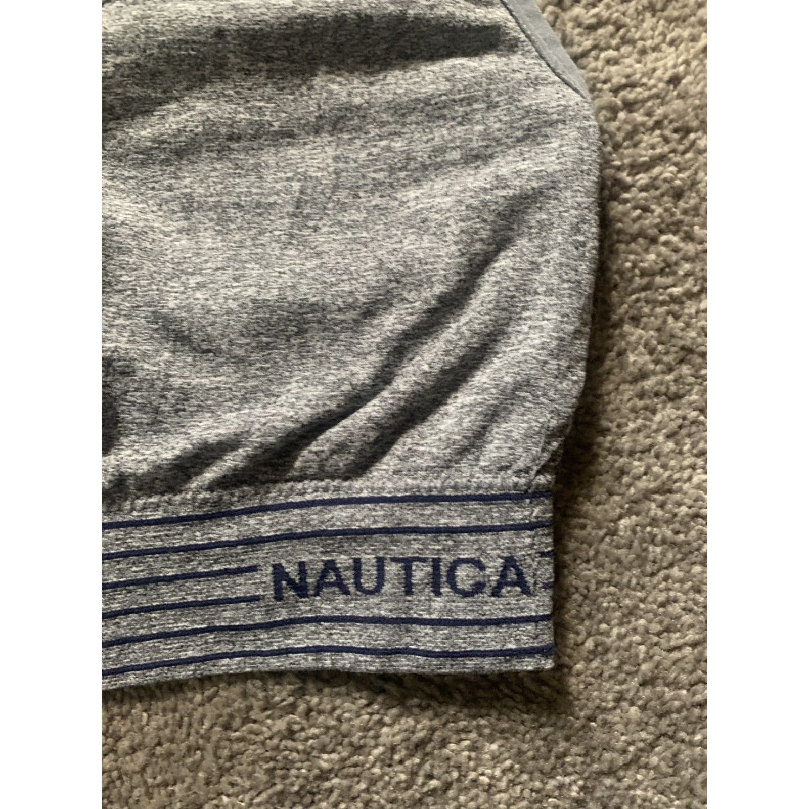 Nautica Nautica Sports Bra Grey One Piece with Removable Pads L Women Elastic Straps Size ONE SIZE - 2 Thumbnail