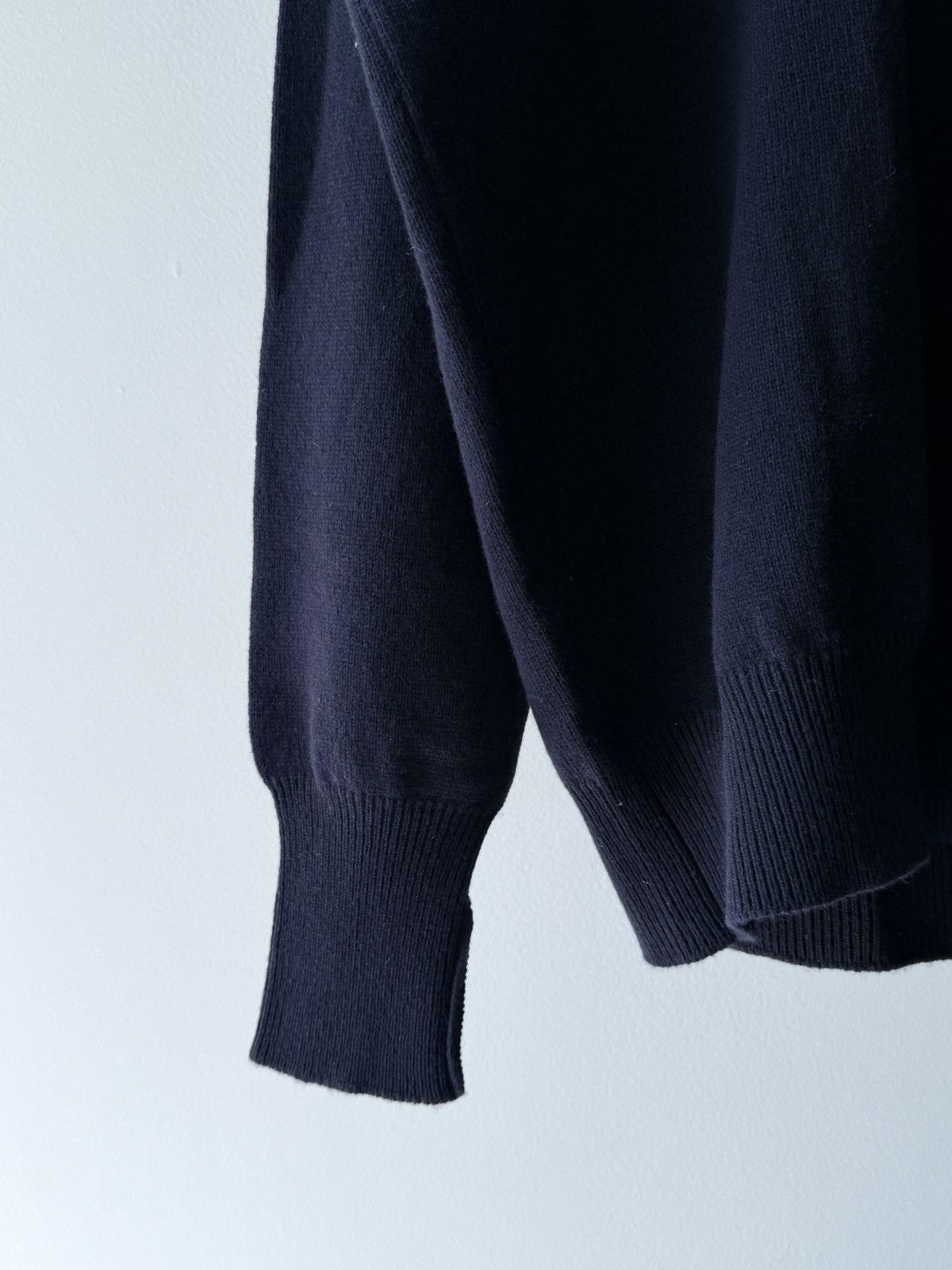 Fedeli NWT Fedeli Navy Blue Cashmere Turtleneck Sweater Size US XXL / EU 58 / 5 - 5 Thumbnail