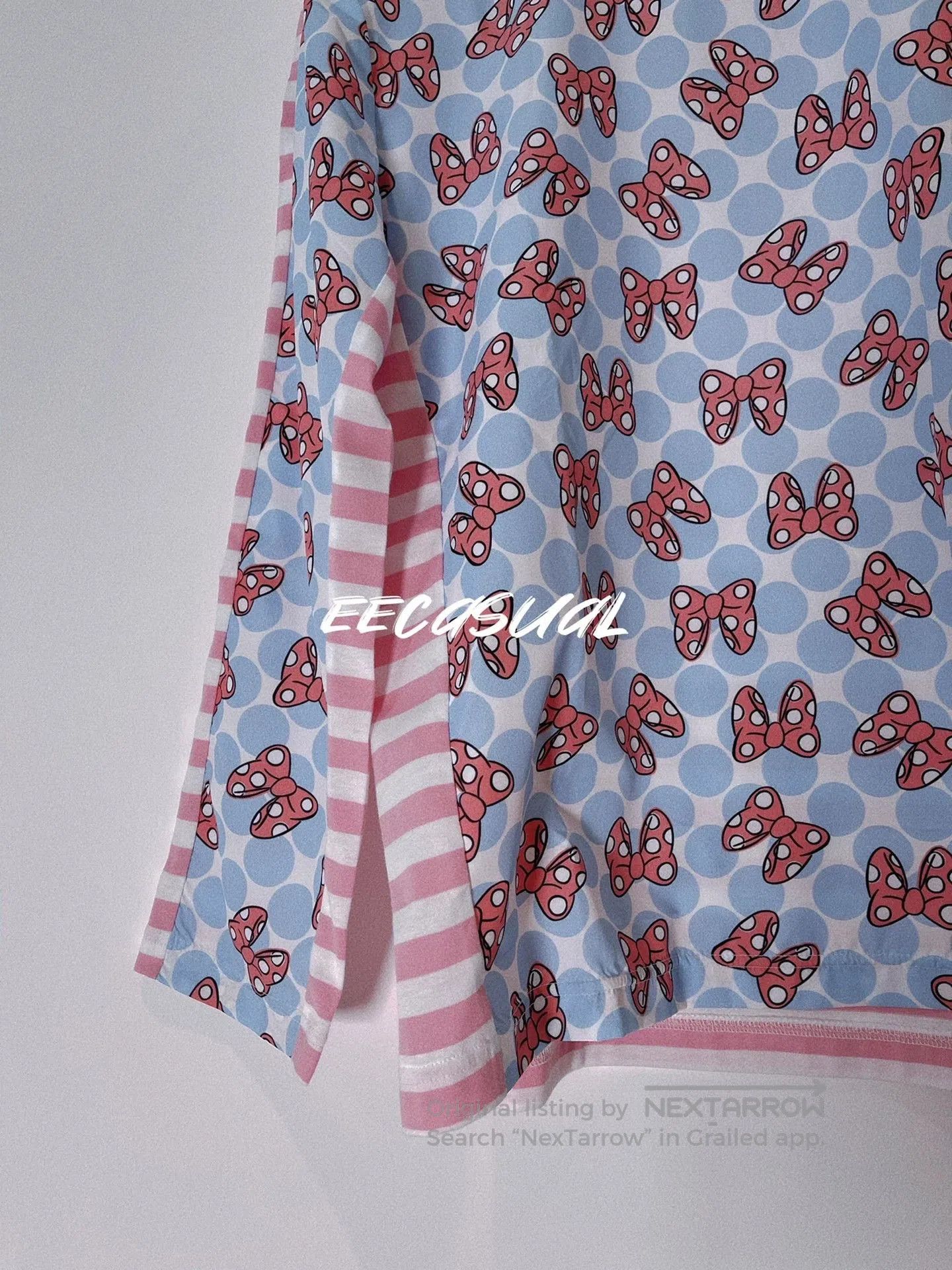 Comme des Garcons Girl CDG Girl Pink Minnie Bow Long Sleeve Tee. Size S / US 4 / IT 40 - 3 Thumbnail