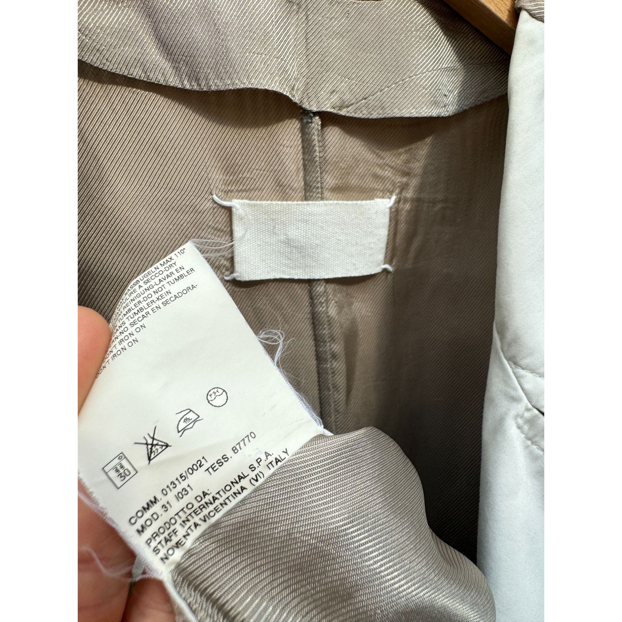 Maison Margiela SS 2002 Fusion Blanc de Meudon Trench Coat Size S / US 4 / IT 40 - 4 Thumbnail