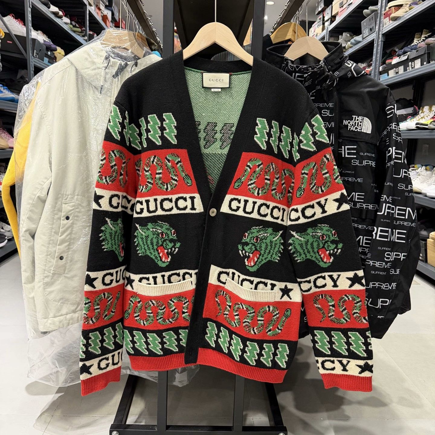 Gucci Gucci Orange Sweater m Men Size US M / EU 48-50 / 2 - 1 Thumbnail