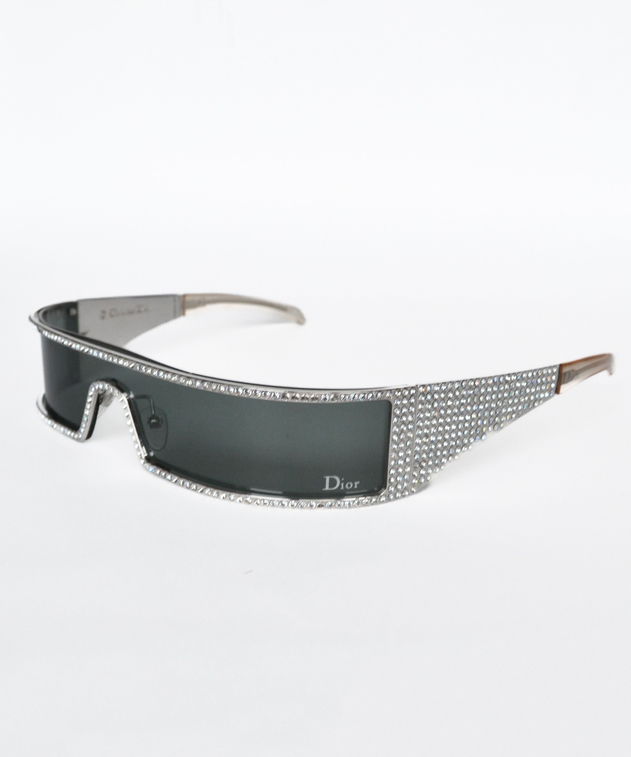 Dior DIOR Sunglasses Swarovski Punk 2003 GALLIANO Metal y2k Size ONE SIZE - 1 Thumbnail