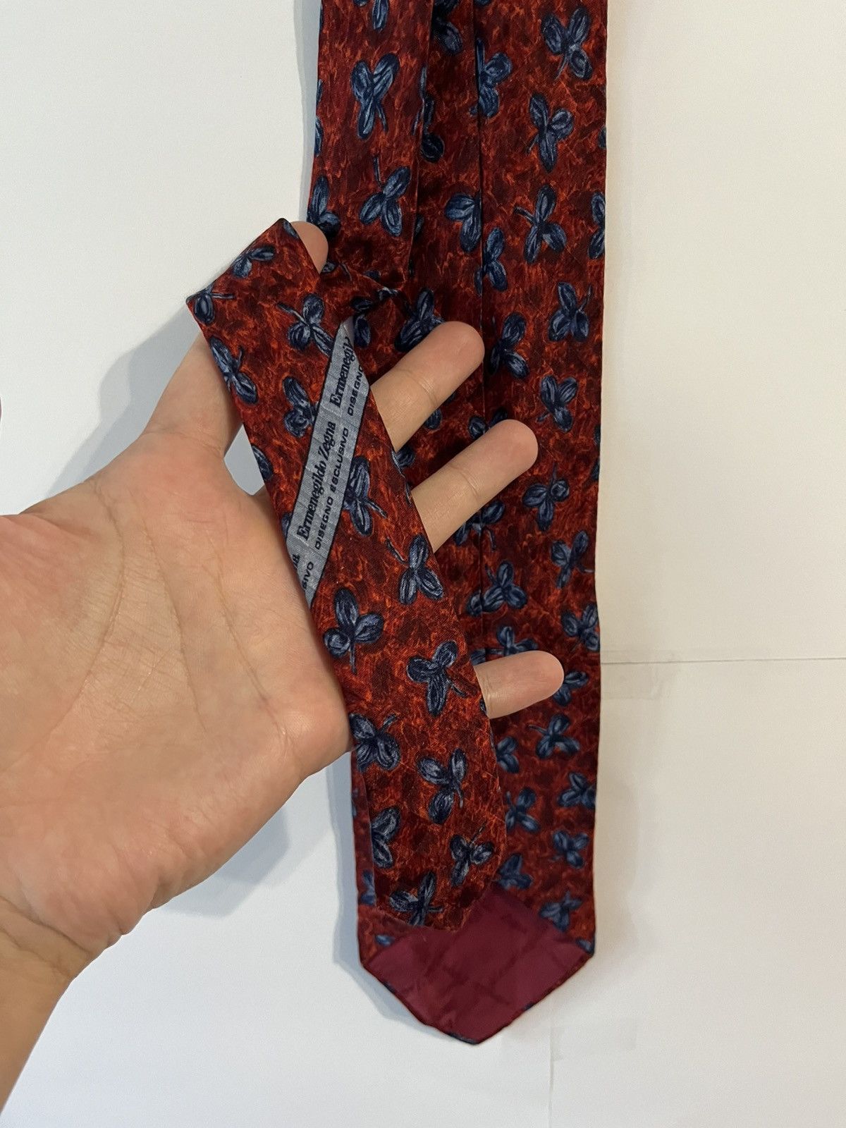 Ermenegildo Zegna Ermenegildo Zegna Luxury Classic Floral Silk Tie Size ONE SIZE - 1 Thumbnail