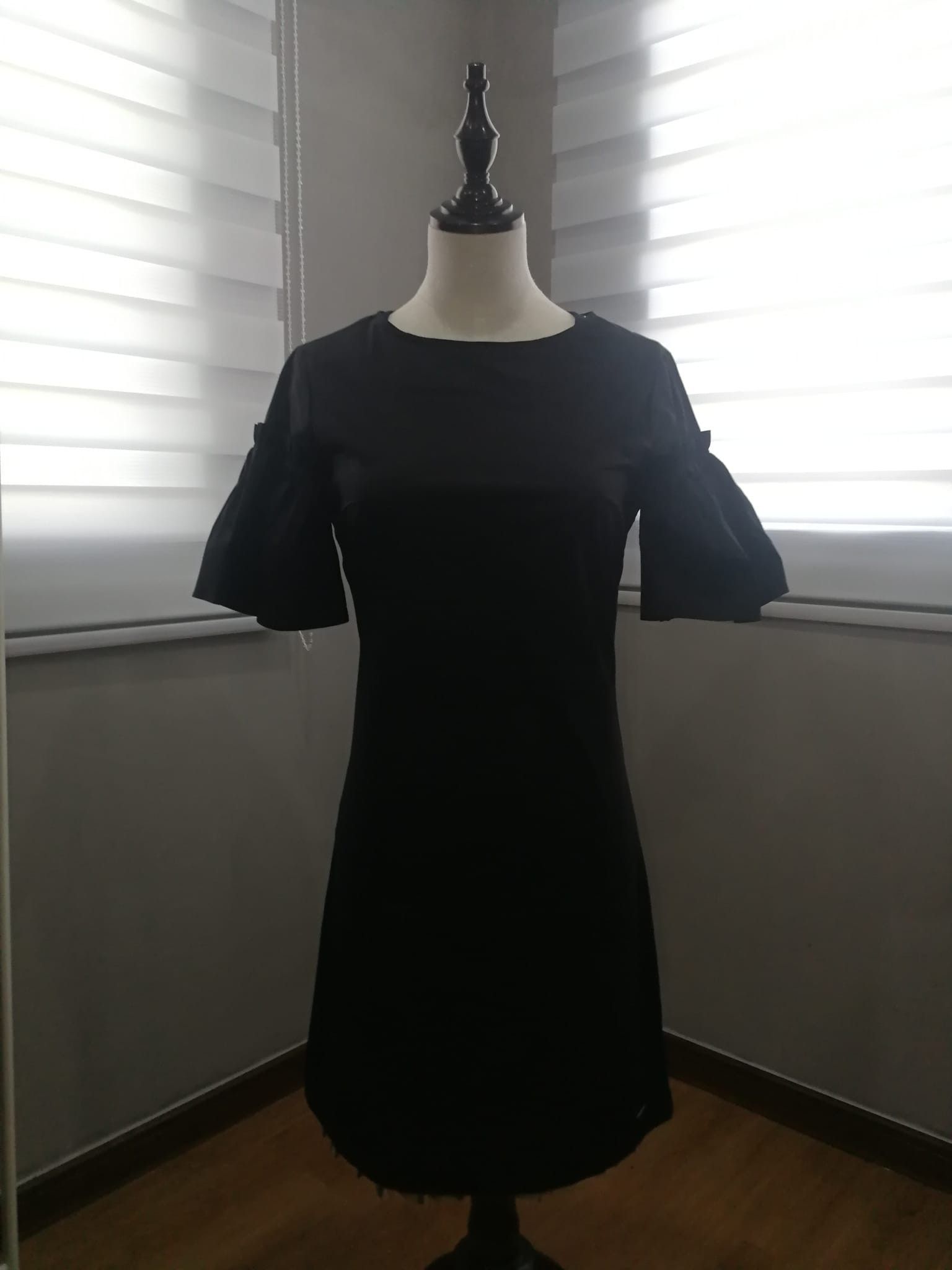 image of Ax Armani Exchange Cotton Dress S in Black, Women's (Size XS)