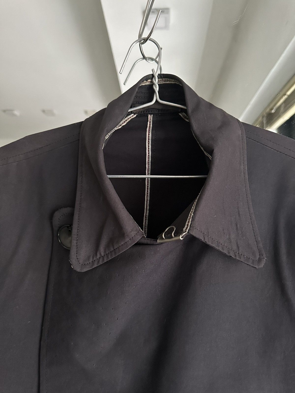 Carol Christian Poell Self Edge Tailored Crossfront Trench Coat Size US S / EU 44-46 / 1 - 7 Thumbnail