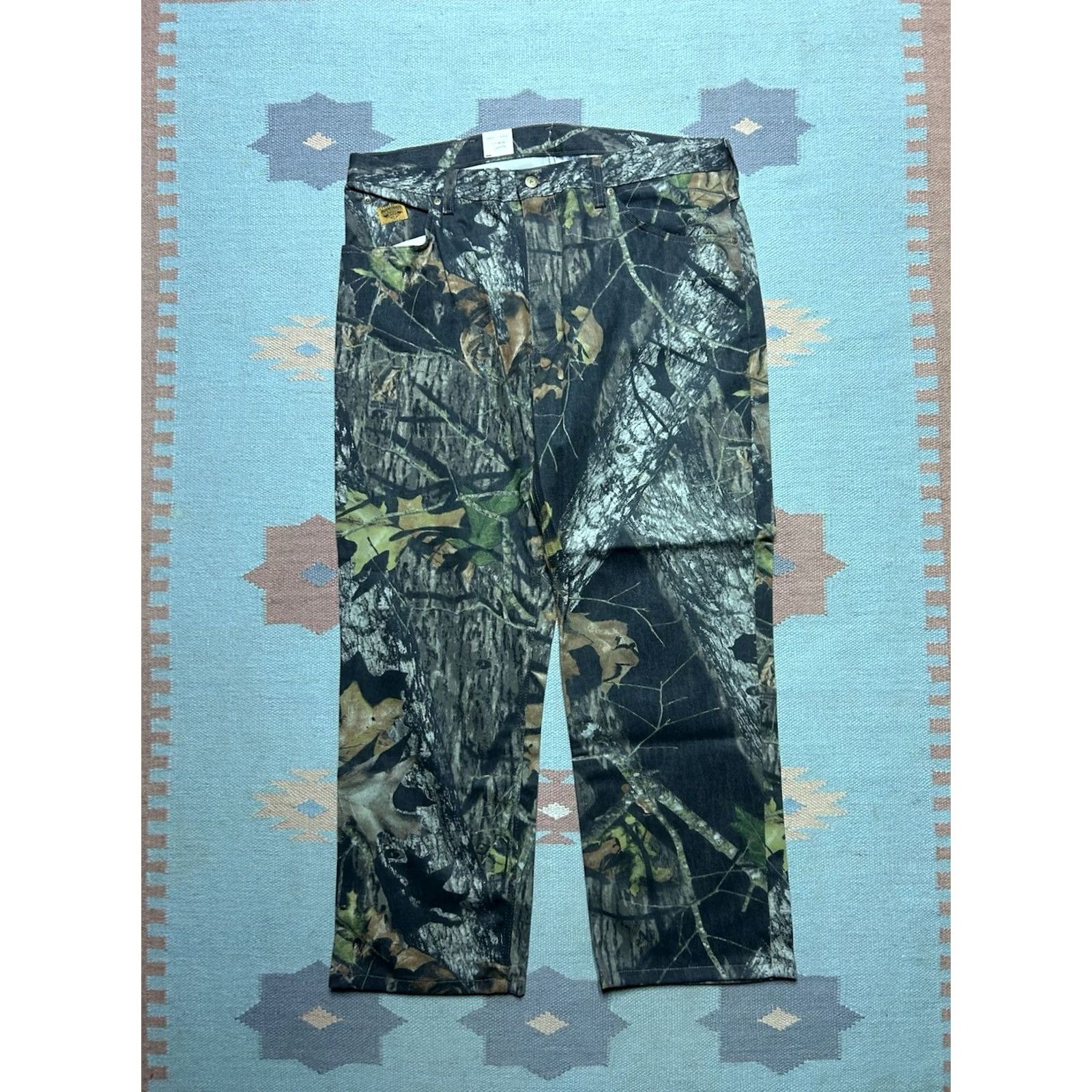 Vintage VINTAGE Diamond Jeans Mossy Oak Camo NWT DEADSTOCK Men 38x30 Straight Jeans Mens Size US 38 / EU 54 - 5 Thumbnail