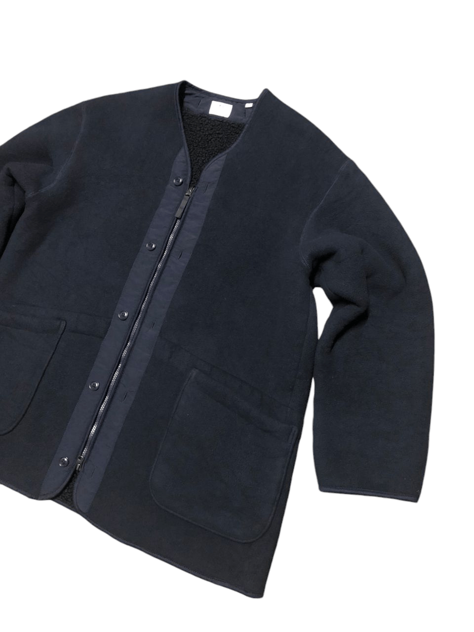 Engineered Garments × Uniqlo Engineered Garments x Uniqlo Sherpa Fleece NoCollars Jacket Size US XL / EU 56 / 4 - 5 Thumbnail