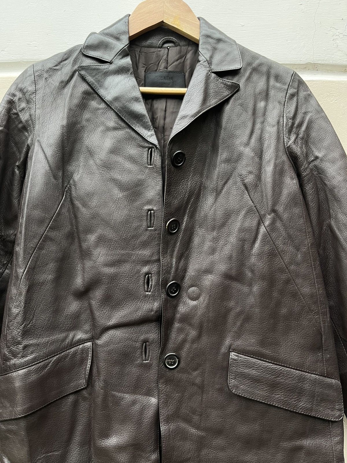 Prada Vintage Prada leather jacket Size S / US 4 / IT 40 - 7 Thumbnail