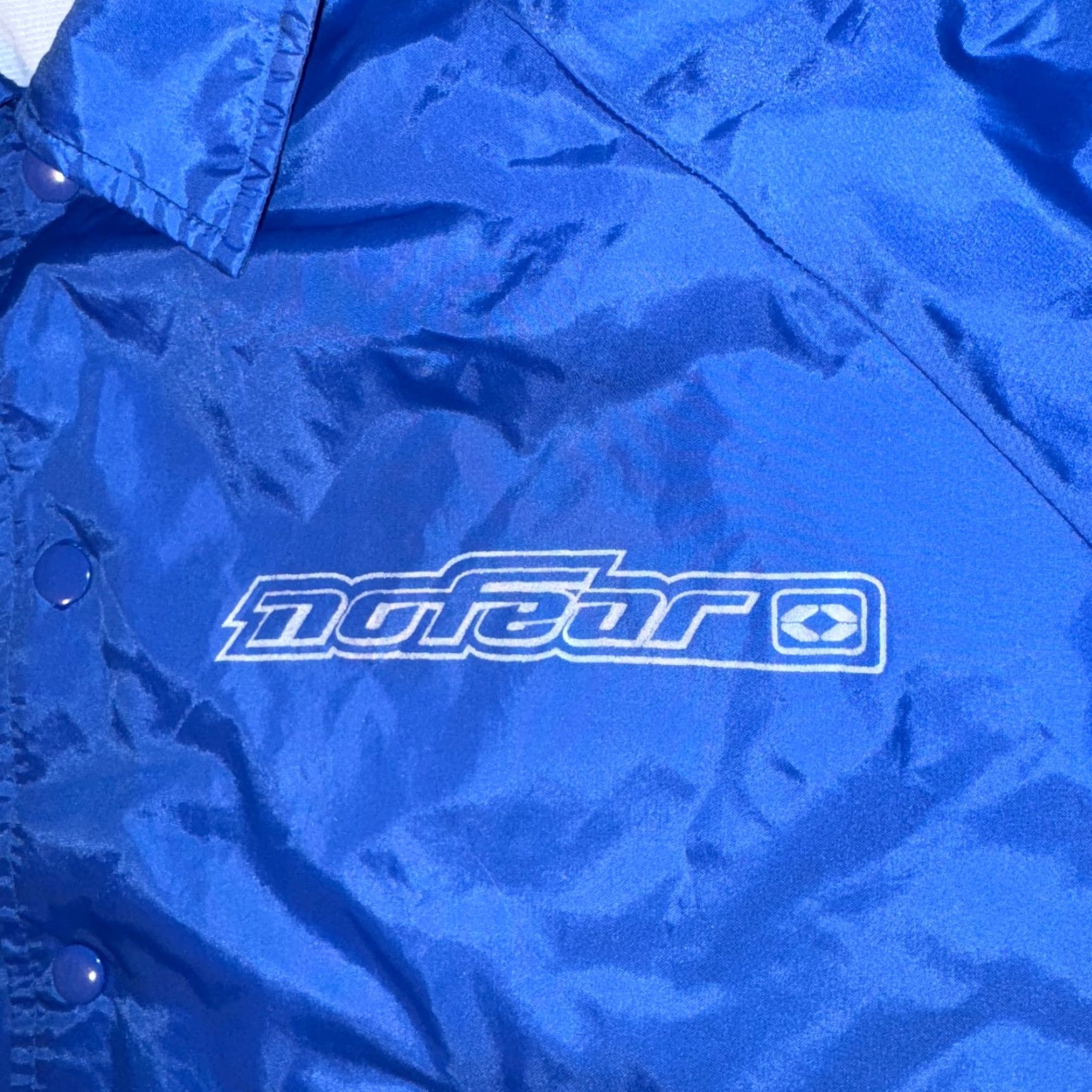 No Fear VINTAGE No Fear Blue Windbreaker Jacket M Men Skateboarding Windbreaker Casual Medium Size US M / EU 48-50 / 2 - 2 Thumbnail