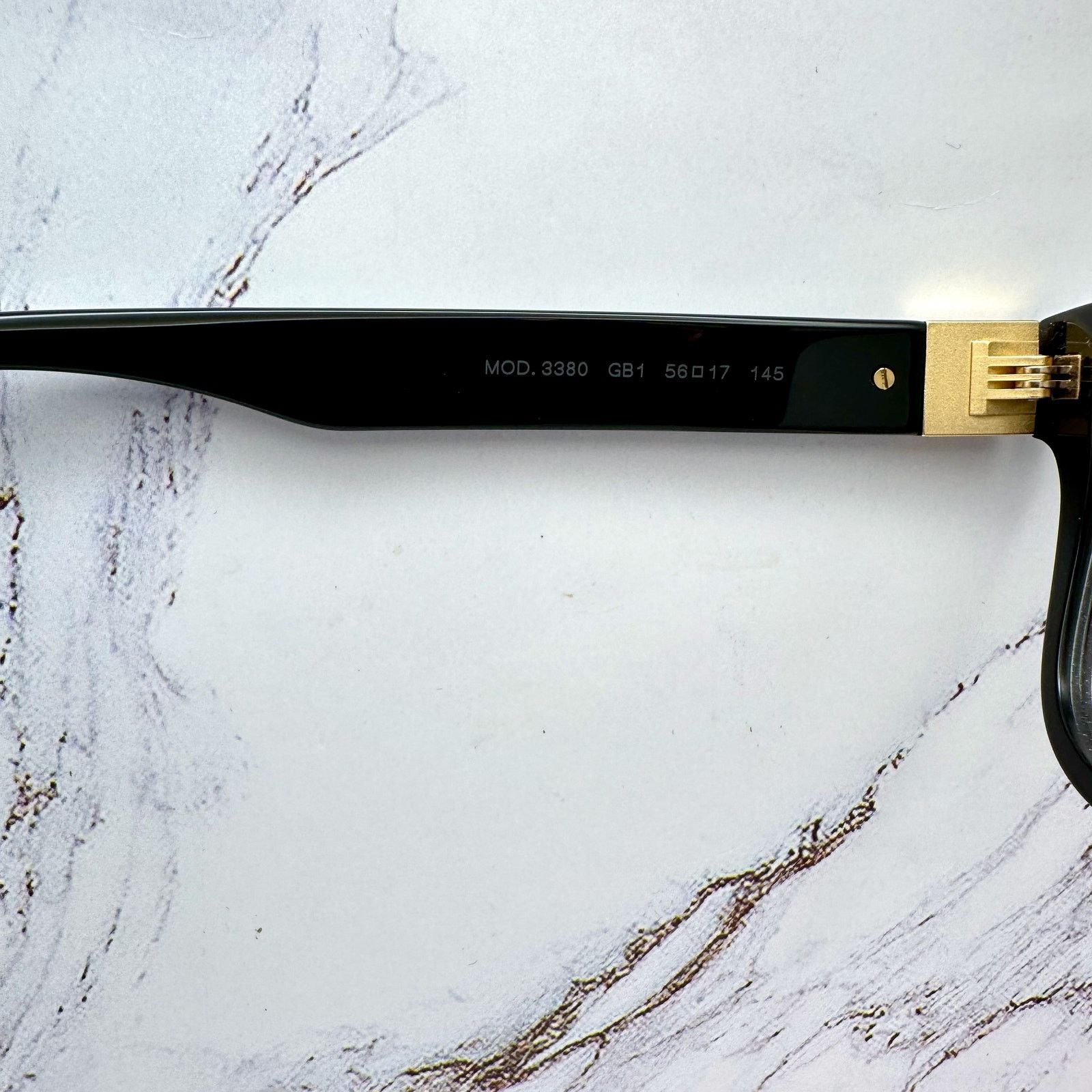 Versace New VERSACE Eyeglasses Black Square Gold Medusa Versace Size ONE SIZE - 17 Thumbnail