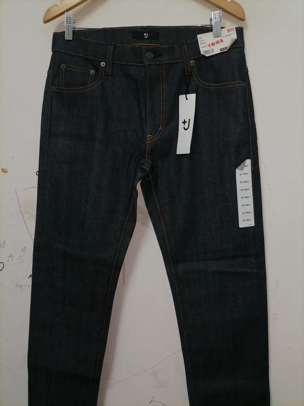 If Six Was Nine × Japanese Brand × Jil Sander Jil Sander X Uniqlo Selvedge Denim Jeans Size US 33 - 2 Thumbnail