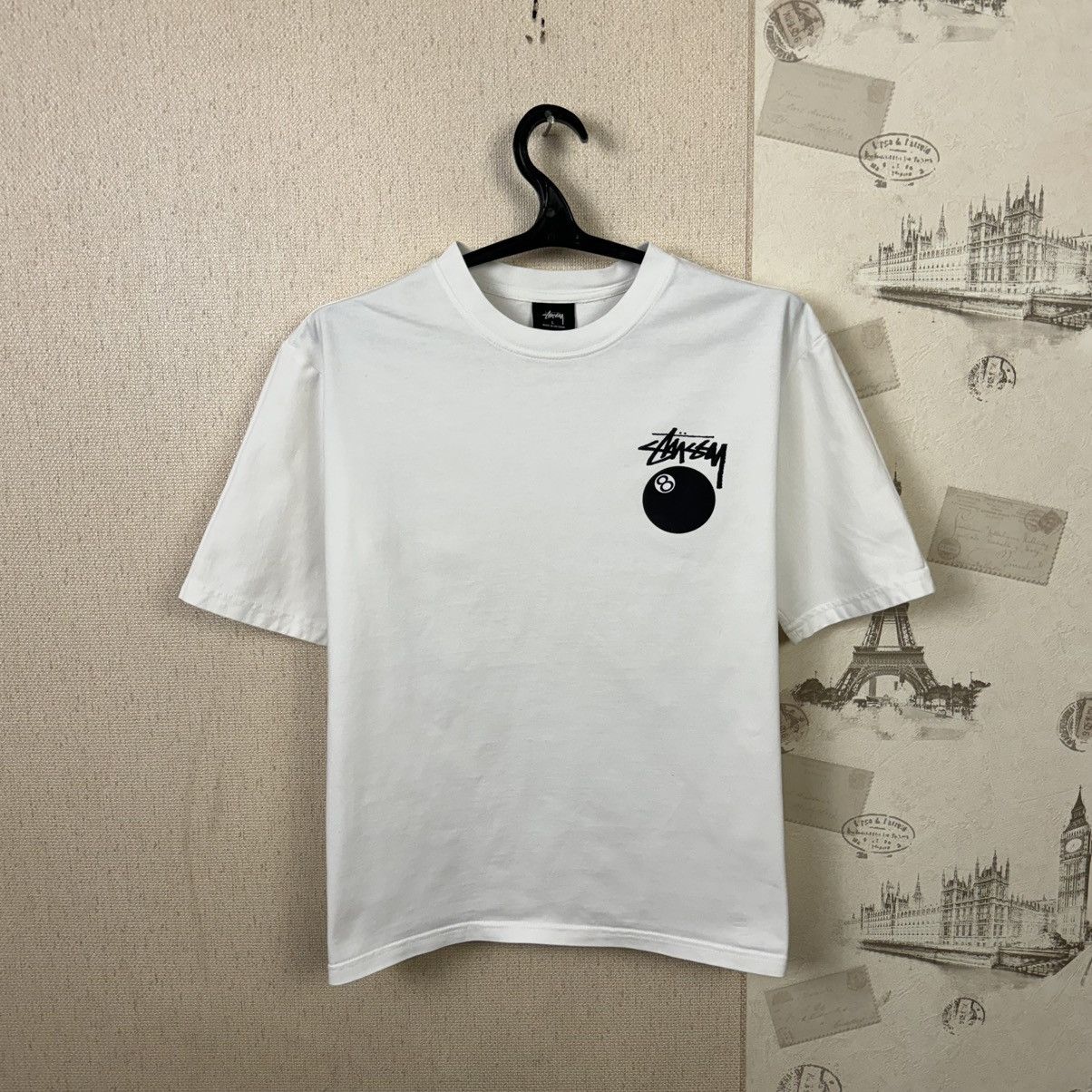 Stussy Stussy T shirt Billards Men L White Streetwear Y2K Rap Size US L / EU 52-54 / 3 - 9 Thumbnail