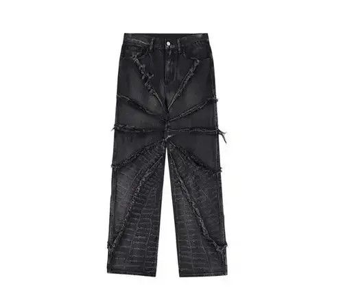 Jean Frayed Edges Baggy Jean Size US 31 - 2 Thumbnail