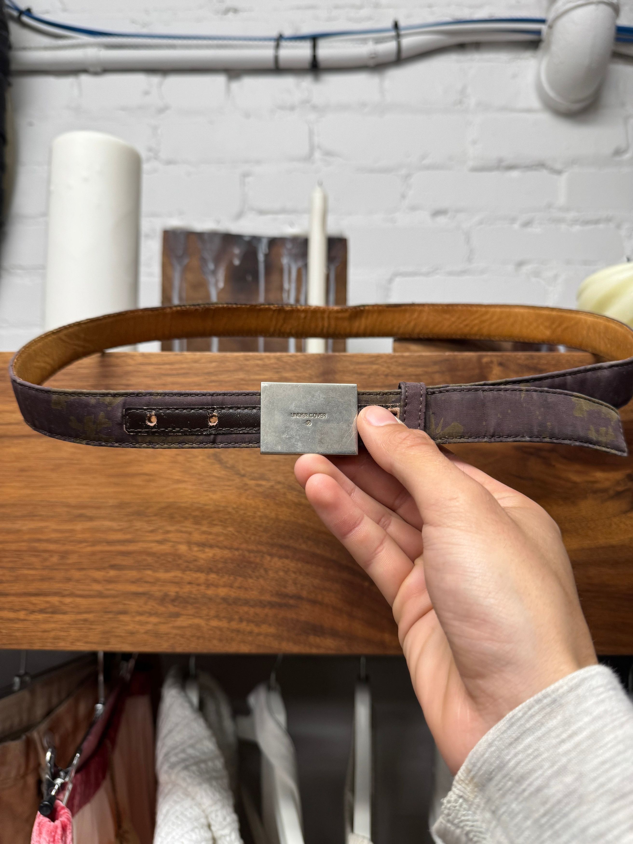 小物 UNDERCOVERISM Crosses Belt Undercover Multi Cross Leather Belt | Grailed