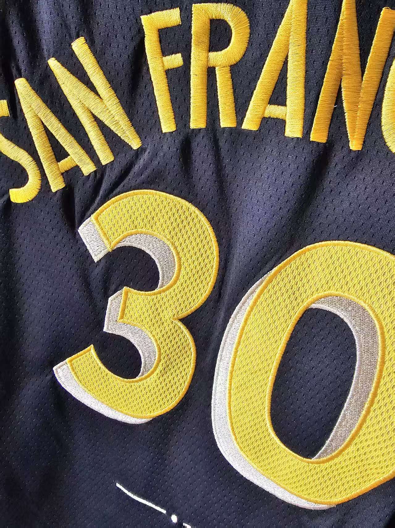 NBA Warriors #30 Stephen Curry Jersey Double Stitched S Size US S / EU 44-46 / 1 - 7 Thumbnail
