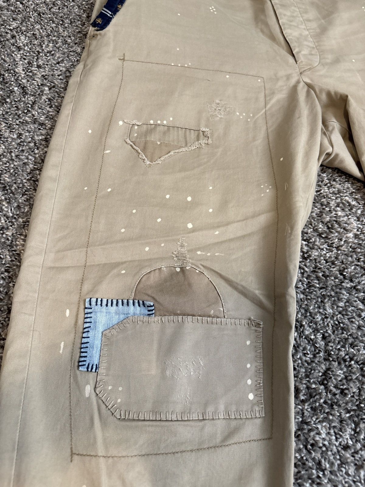 Polo Ralph Lauren Polo Ralph Repaired Chinos Size US 33 - 2 Thumbnail