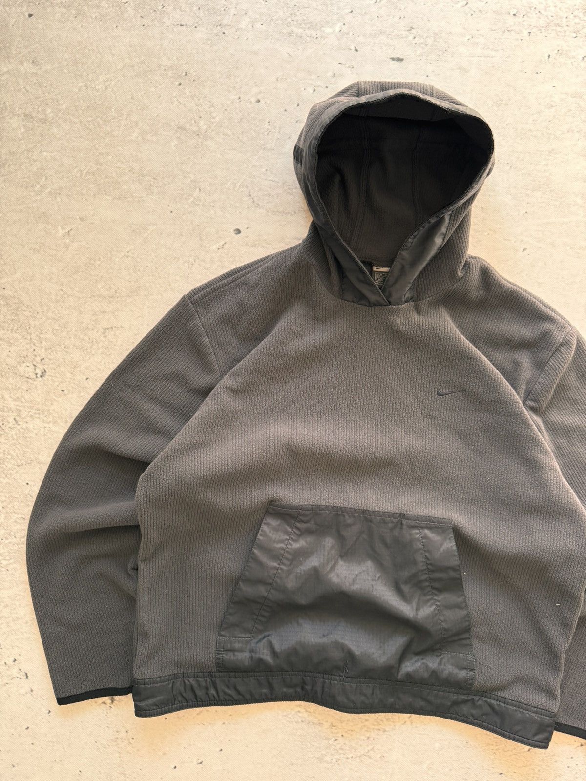 Nike × Vintage NIKE VINTAGE BASIC LOGO OVERSIZE BOXY HOODIE Size US M / EU 48-50 / 2 - 2 Thumbnail