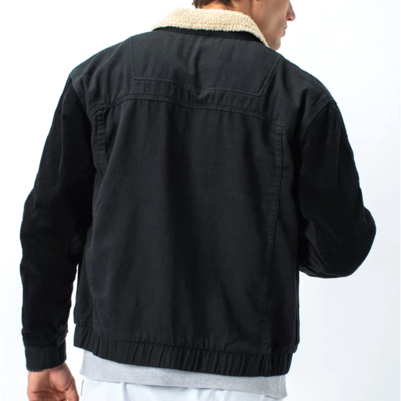 Zanerobe VINTAGE ZANEROBE Jacket Black Trucker Jacket Mens Corduroy Short Length Pockets Front Zip M Size US M / EU 48-50 / 2 - 2 Thumbnail