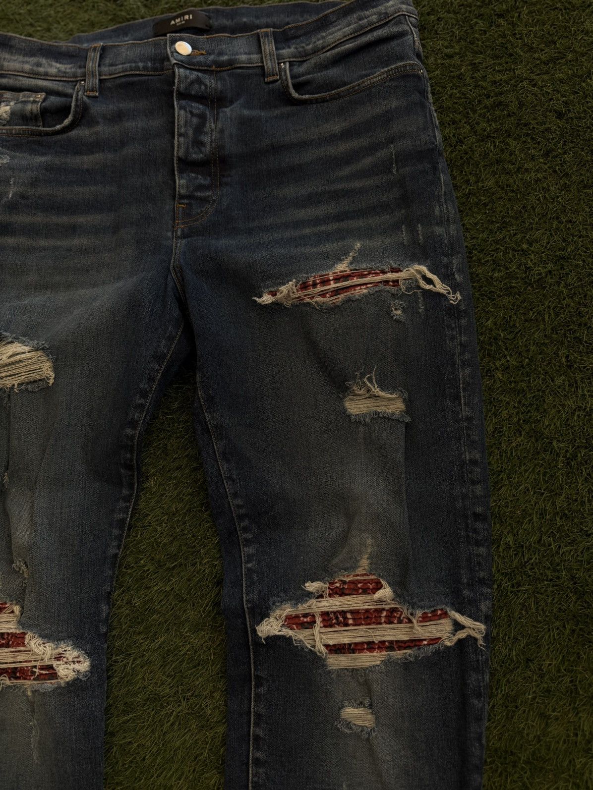 Amiri Amiri MX1 Red Bandanna Patch Size 40 🧼 Size US 40 / EU 56 - 7 Thumbnail
