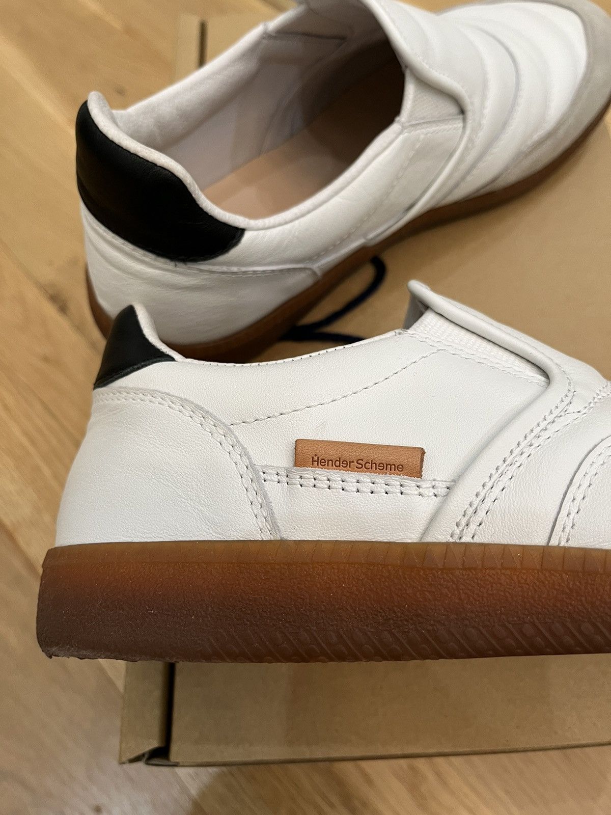 Hender Scheme Hender Scheme Derrida White Slip On Sneakers Size US 8 / EU 41 - 4 Thumbnail