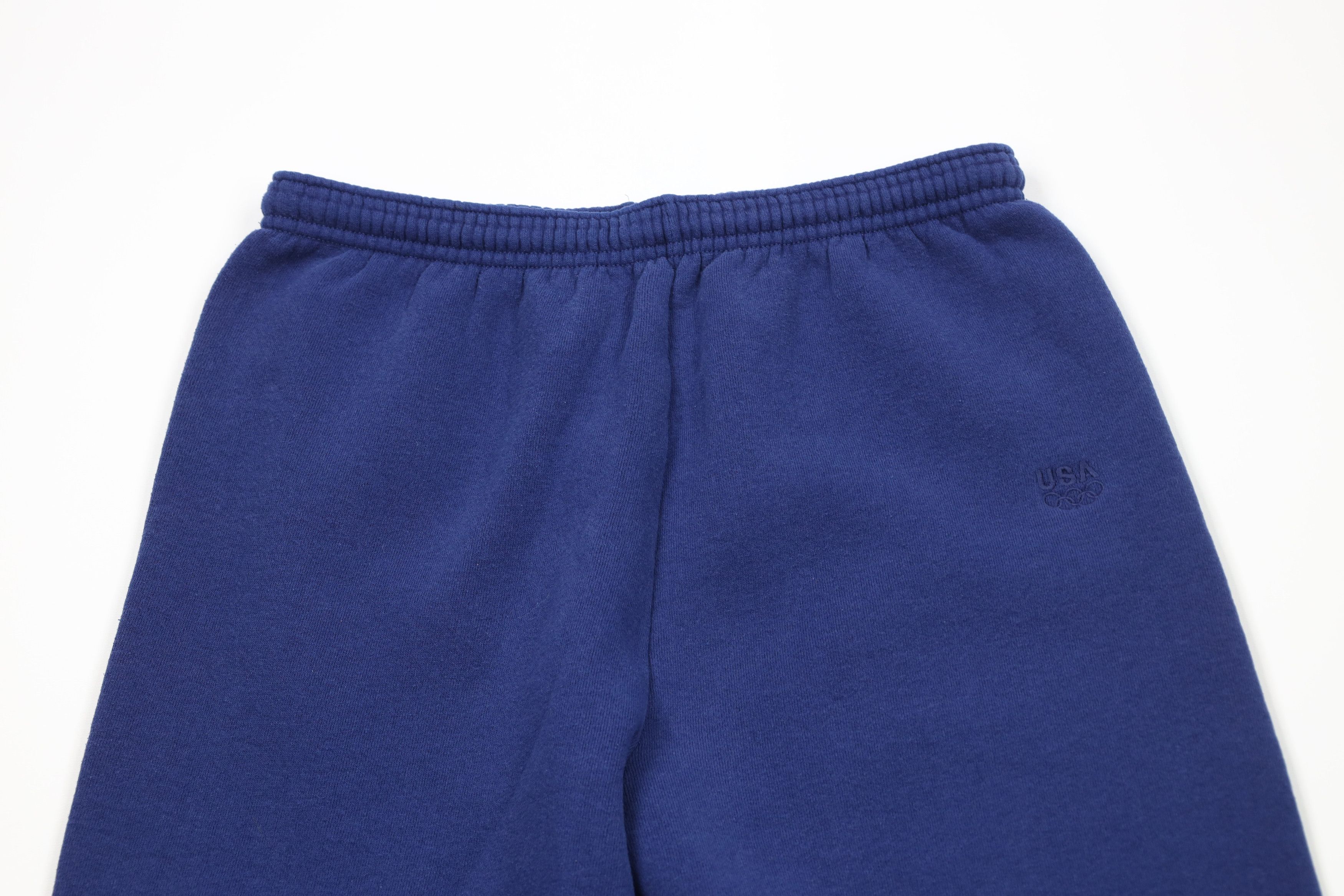 Vintage Vintage 90s USA Olympics Sweatpants Joggers Blue USA Size US 36 / EU 52 - 2 Thumbnail