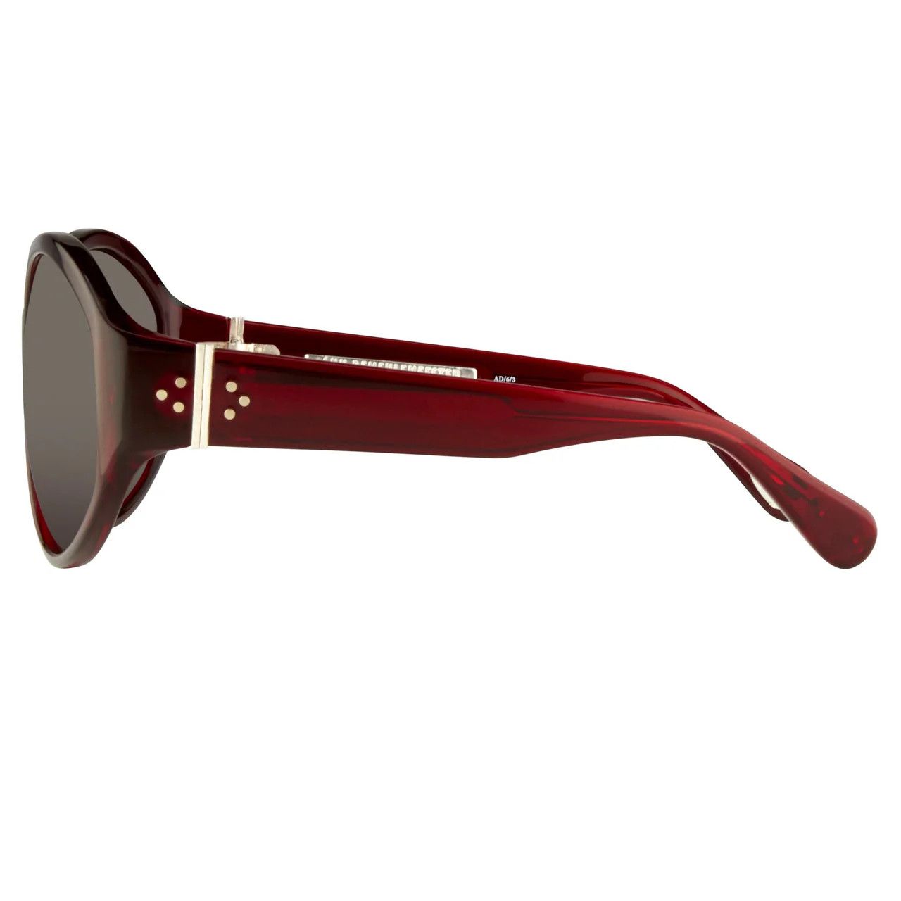 Ann Demeulemeester Ann Demeulemeester Sunglasses Oversized Bordeaux Red Size ONE SIZE - 3 Thumbnail