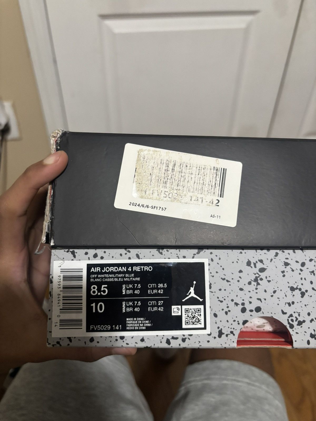 Jordan Brand Jordan 4 Military Blue Size US 8.5 / EU 41-42 - 7 Thumbnail