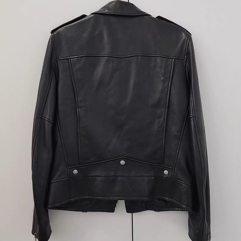 Saint Laurent Paris Saint Laurent Paris 2018 motorcycle leather jacket Size US M / EU 48-50 / 2 - 2 Thumbnail