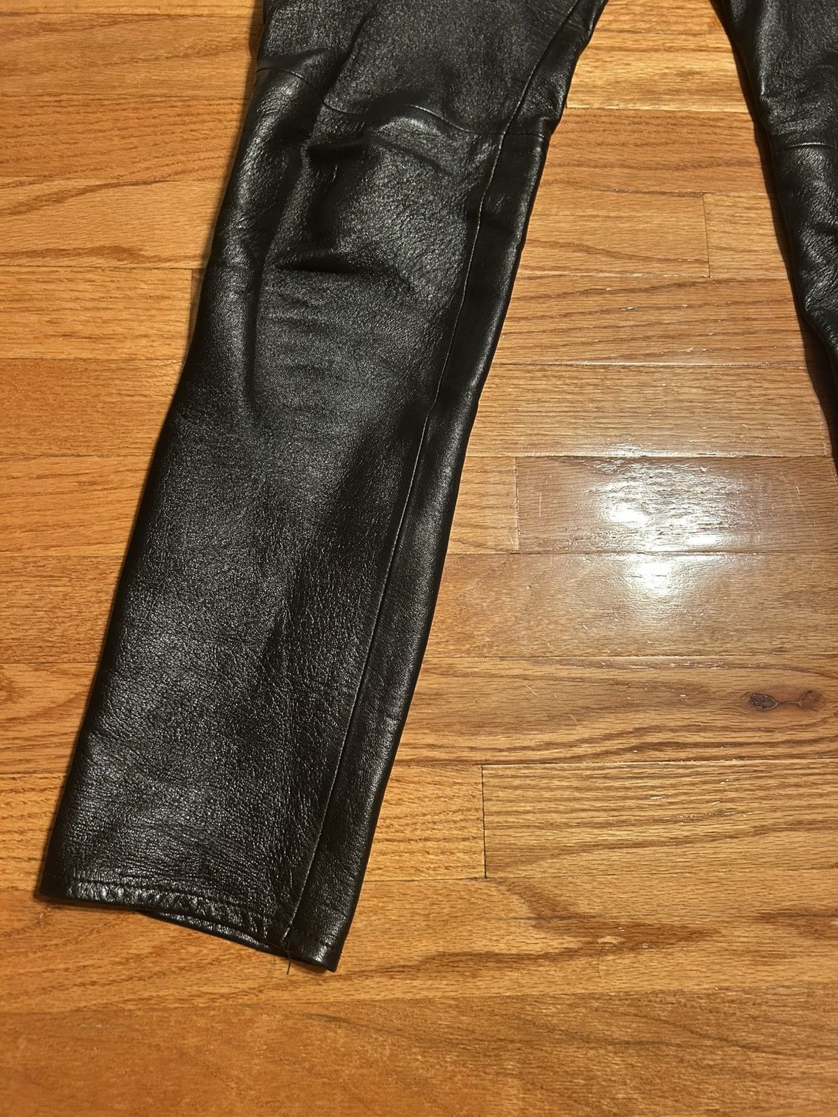 Celine Celine Lambskin Moto Pants Size US 32 / EU 48 - 10 Thumbnail