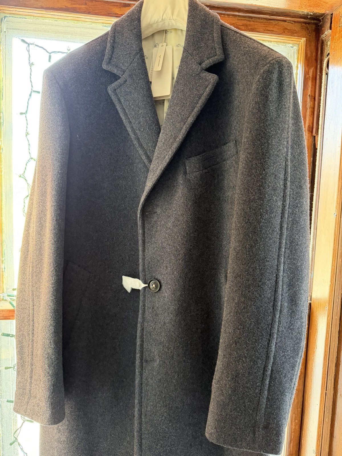 Massimo Alba $2.2K slate-blue wool coat, IT50, made in Italy Size US M / EU 48-50 / 2 - 4 Thumbnail